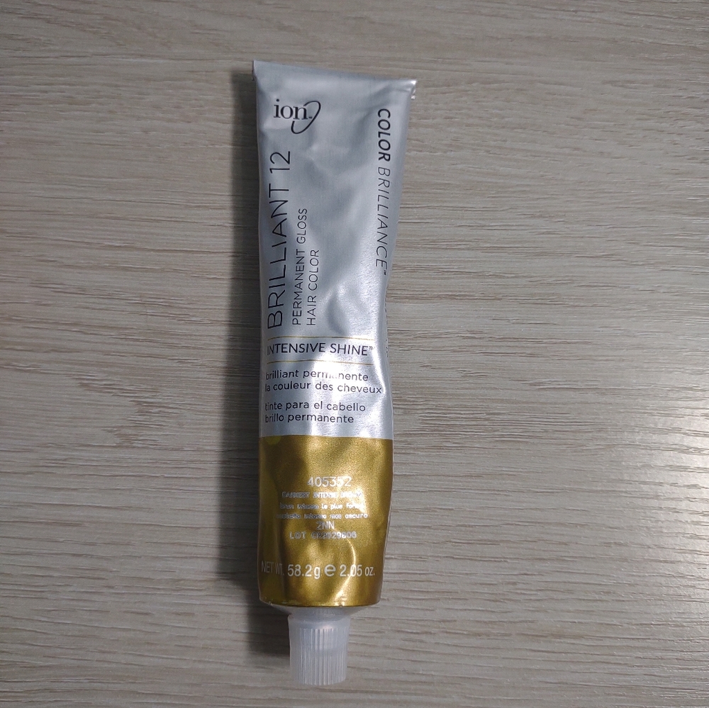 ion COLOR BRILLIANCE Permanent Creme Hair Color 2.05 oz Darkest Intense Brown